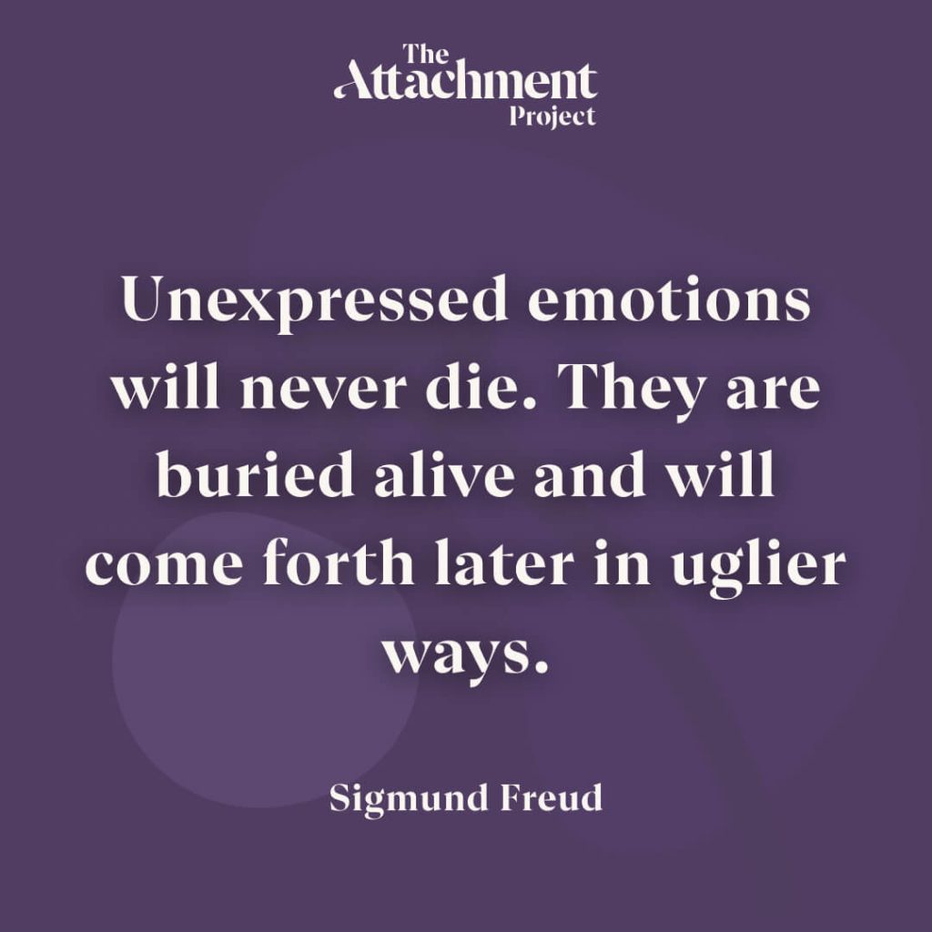 Attachment Project - Negative Feelings - Blog Post - Sigmund Freud Quote