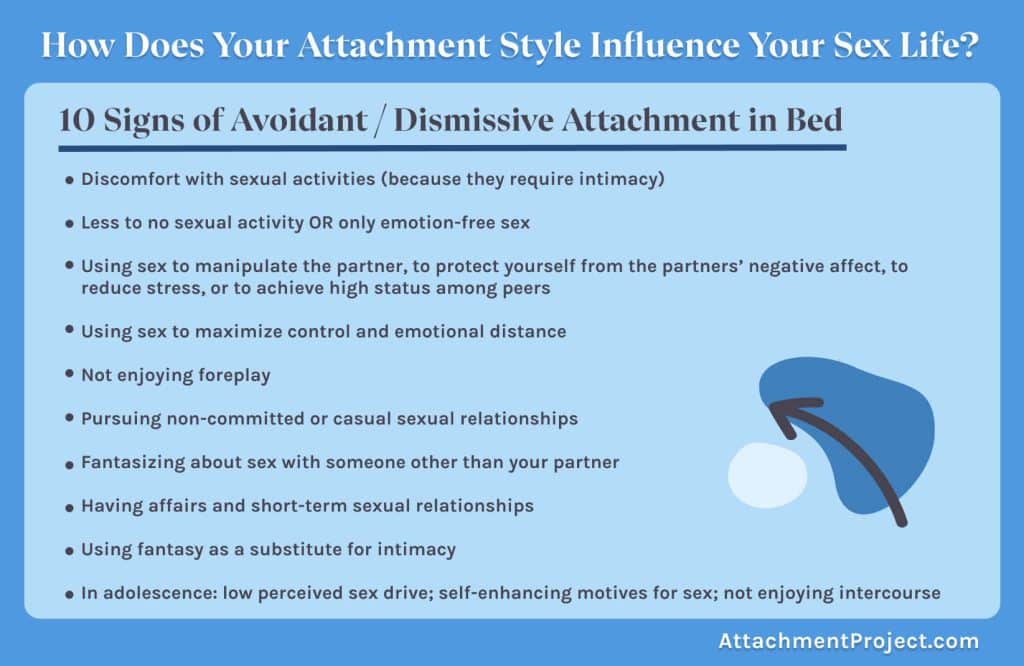 casual sex and insecure attachment styles -  10 signs of avoidant attachment in the bedroom